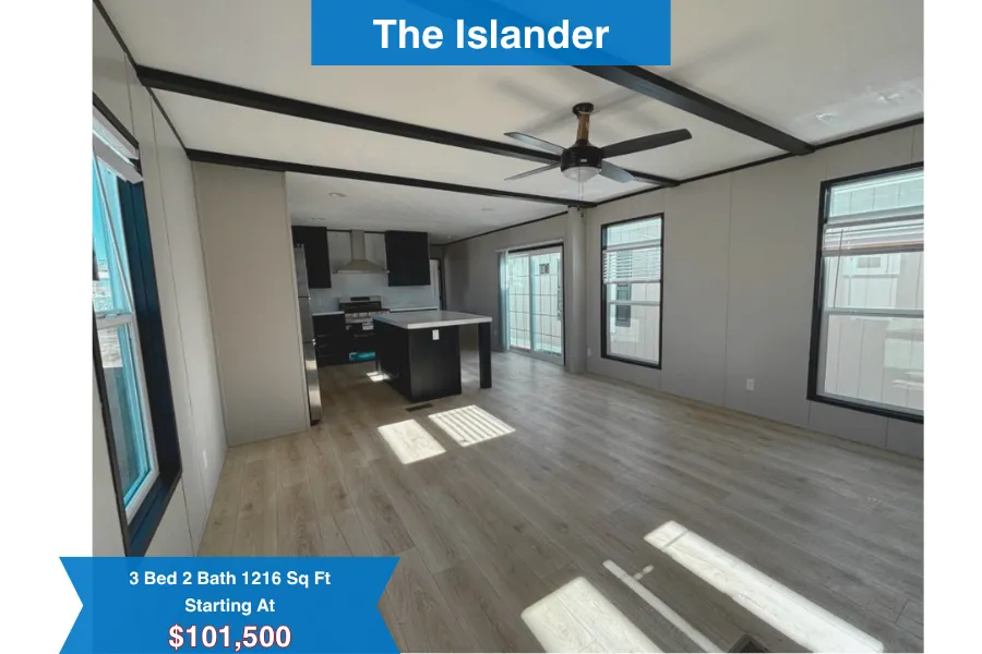 The Islander with Tile Shower and Fireplace home image