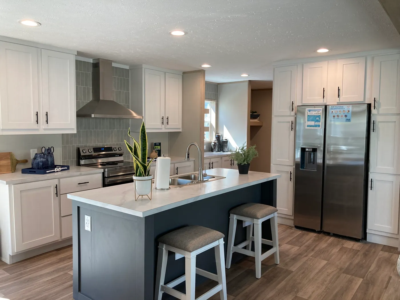 Kitchen with island and butler's pantry!