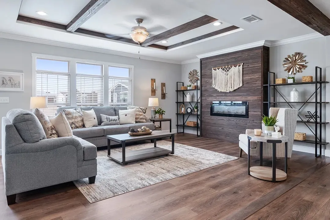 Electric or wood fireplace