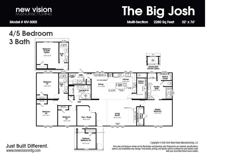 The Big Josh Flooplan