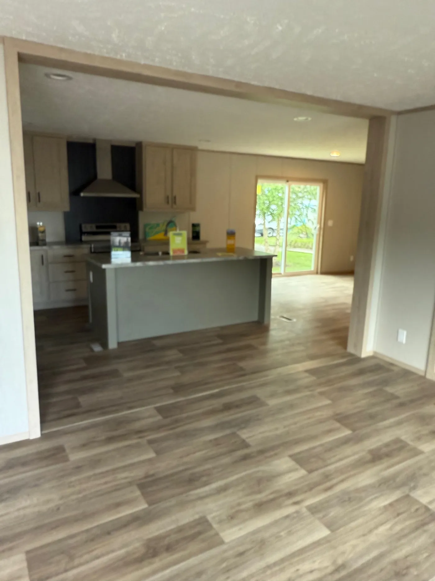 Kitchen View from Living Room