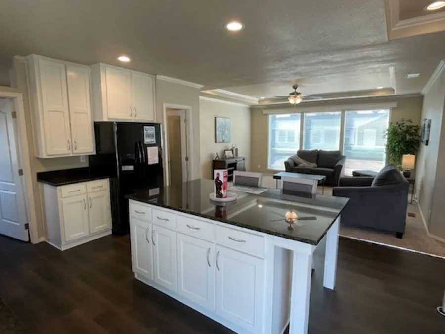 Kitchen looking into Living Room