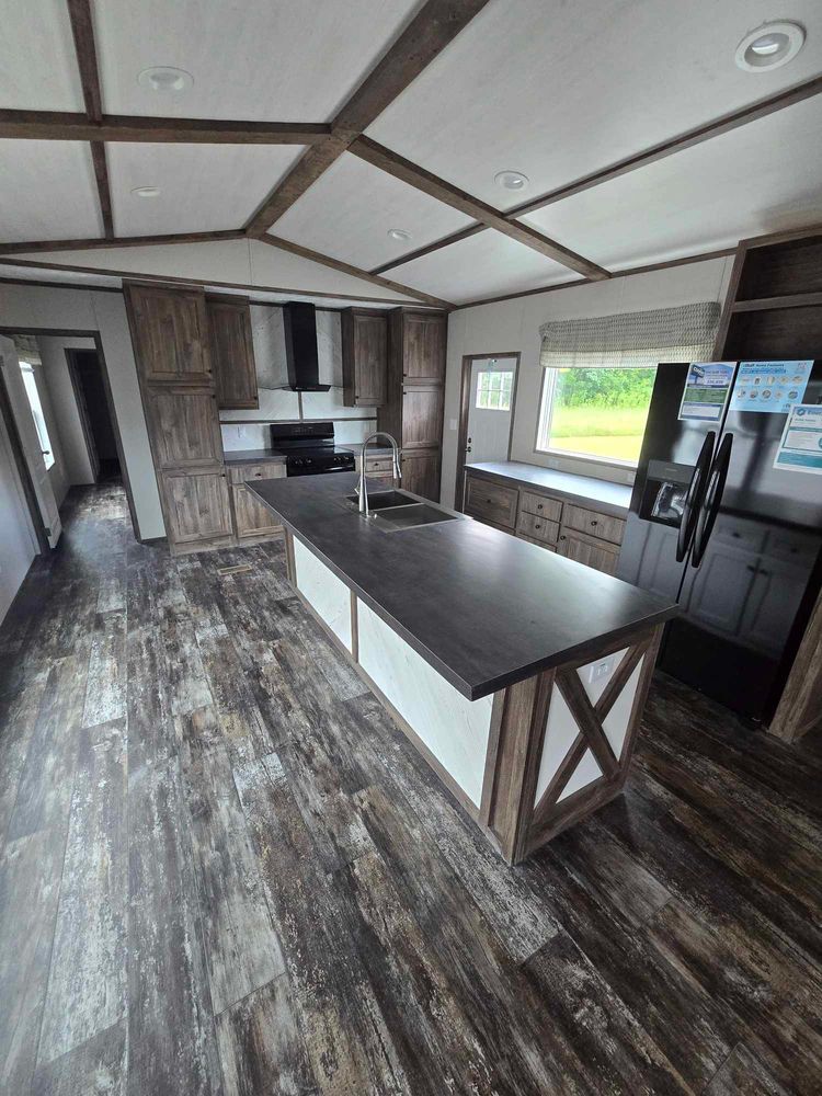 Eat-in island, tons of storage, + upgraded appliances! 