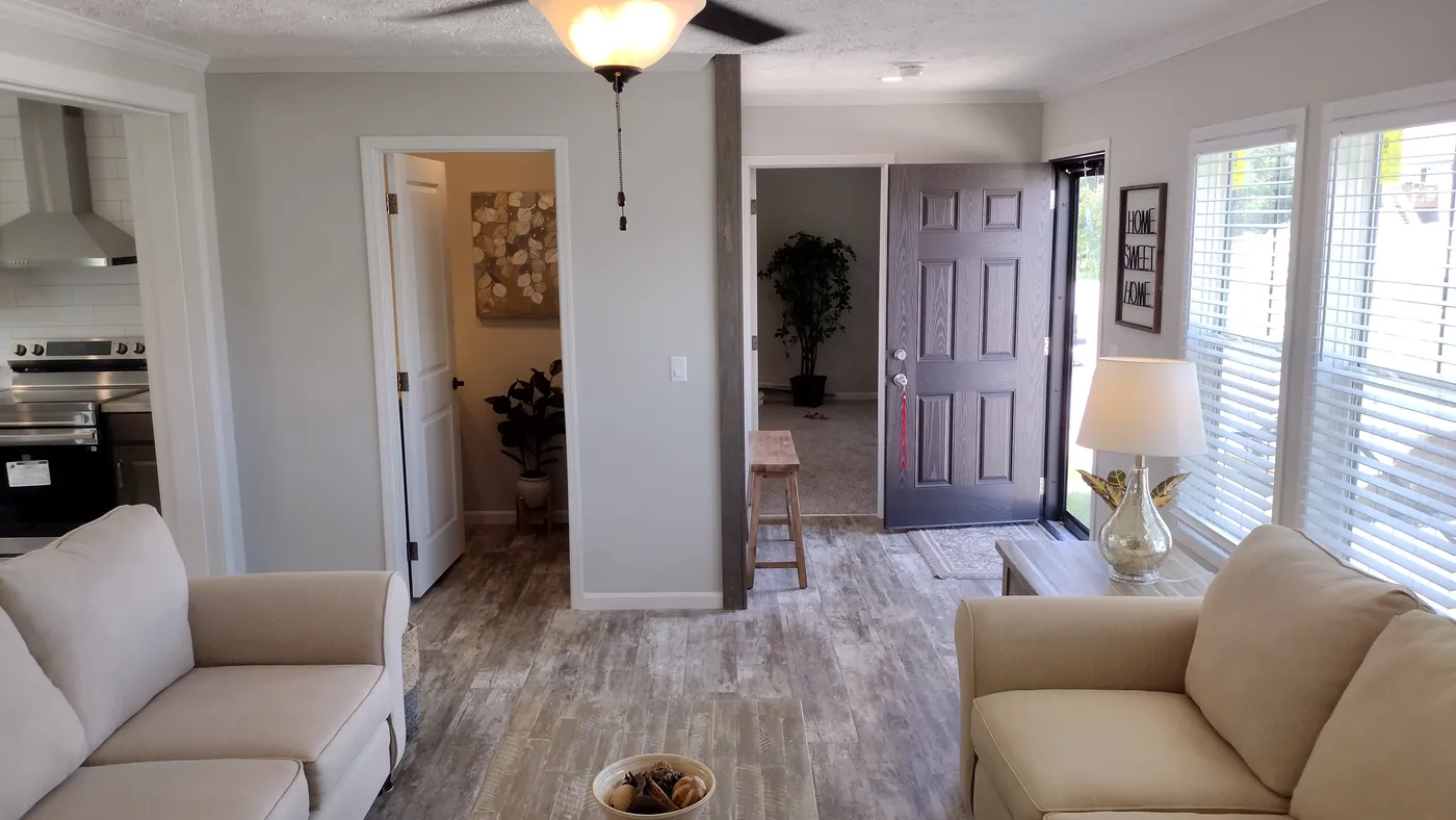 Look at Foyer & 1/2 bath