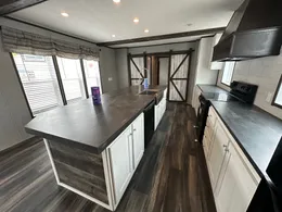 Large Galley style kitchen