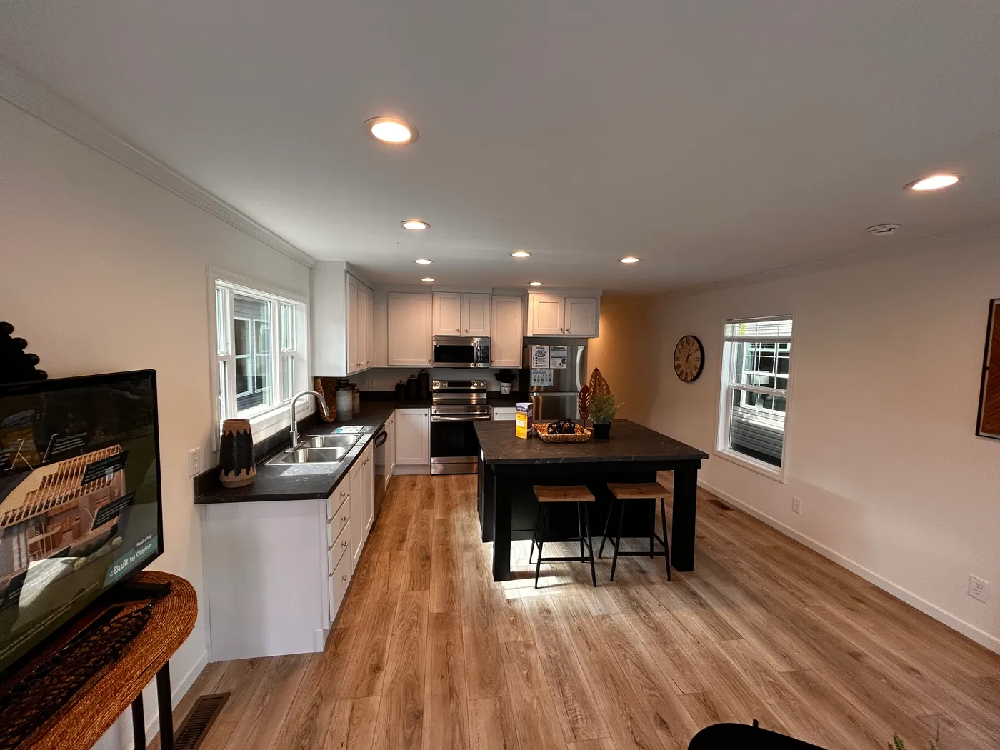 Kitchen and Living Area