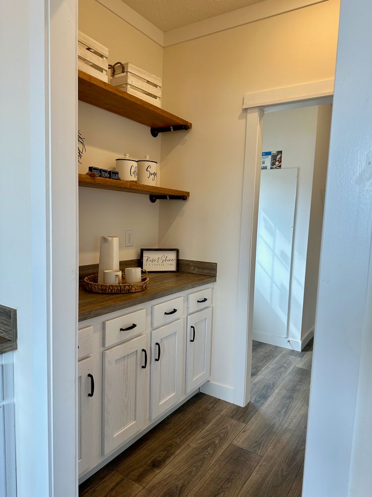 Butler's Pantry and Utility Room.