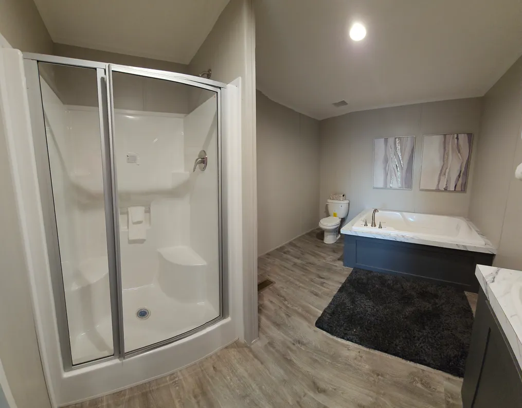 SEPARATE TUB AND SHOWER