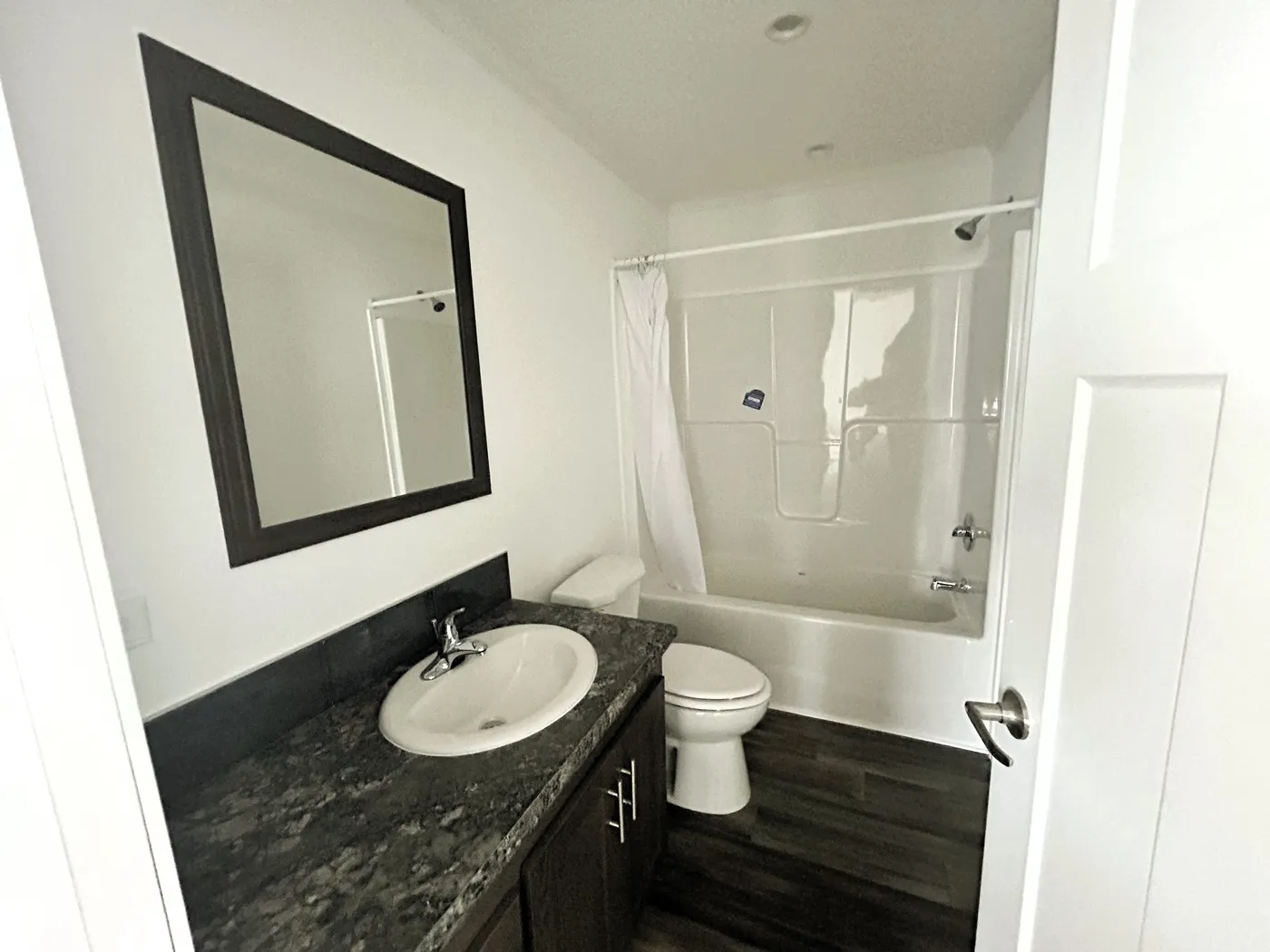 A look into the guest bathroom.