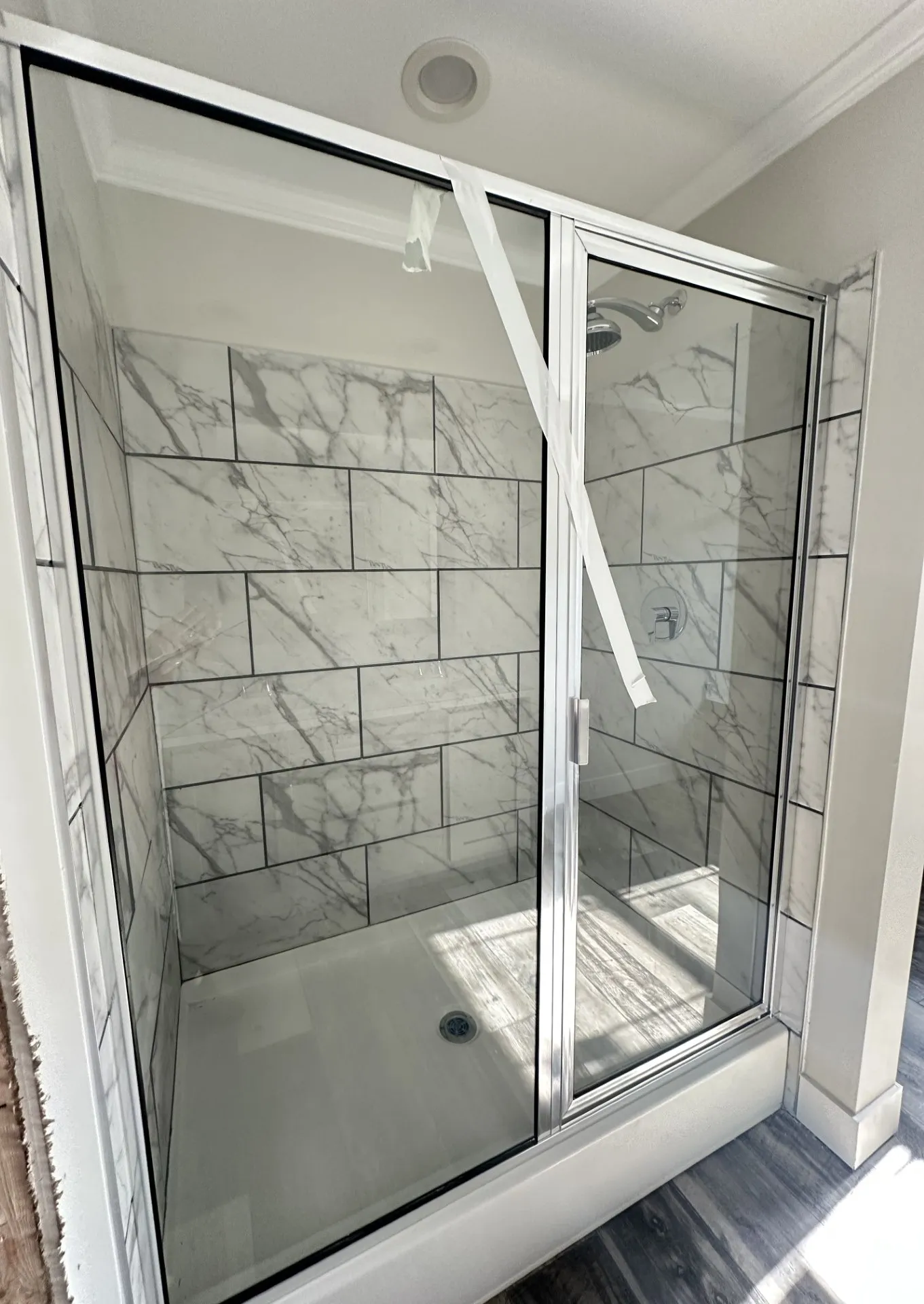 Large Tile shower