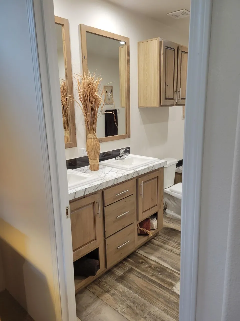 master bath with double sinks