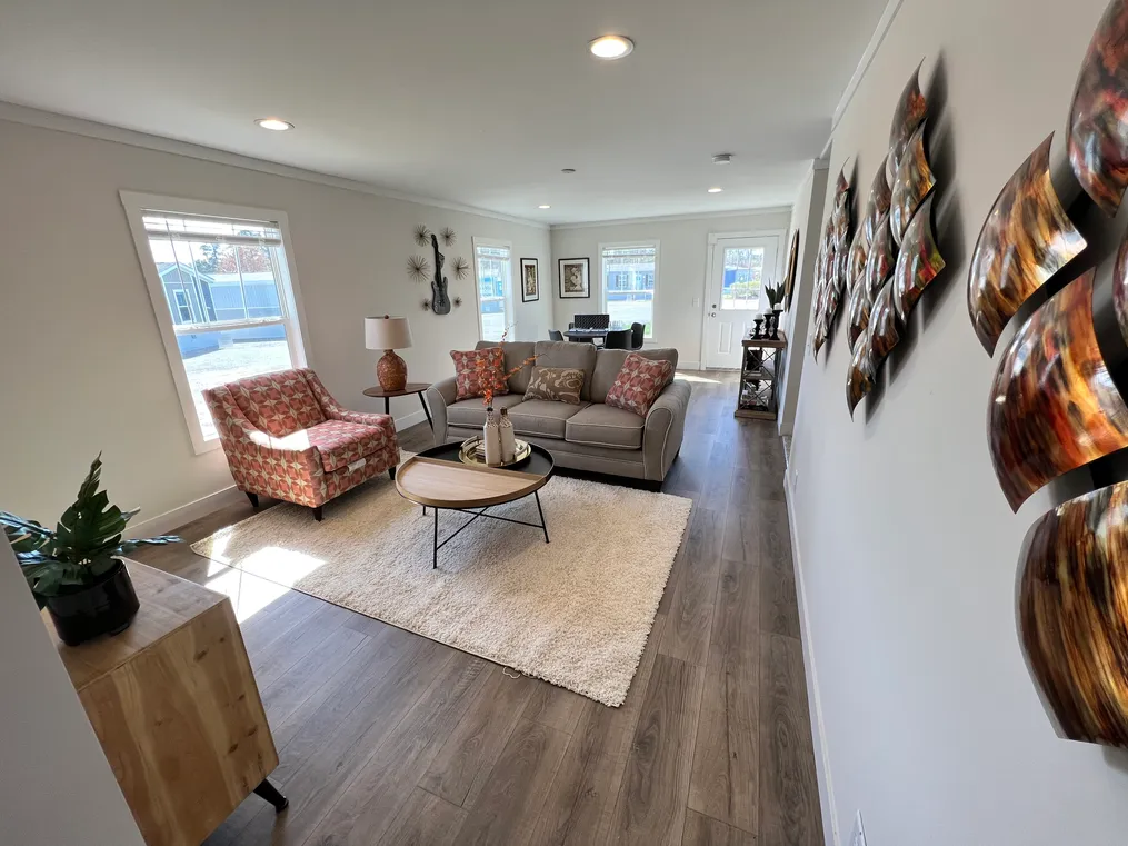 Large Family Room with Side Door Access
