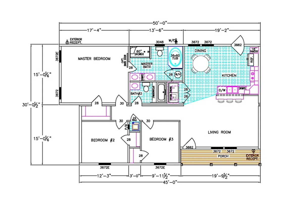 Ellistown Franklin Modular Home Flooplan