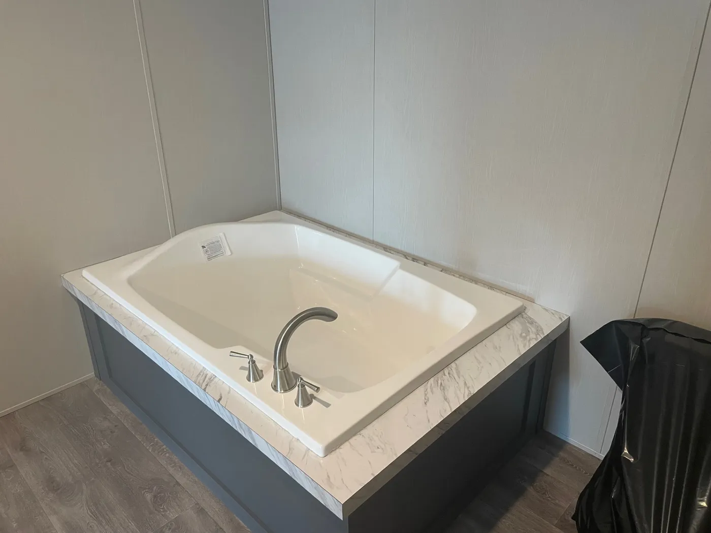 Massive soaking tub