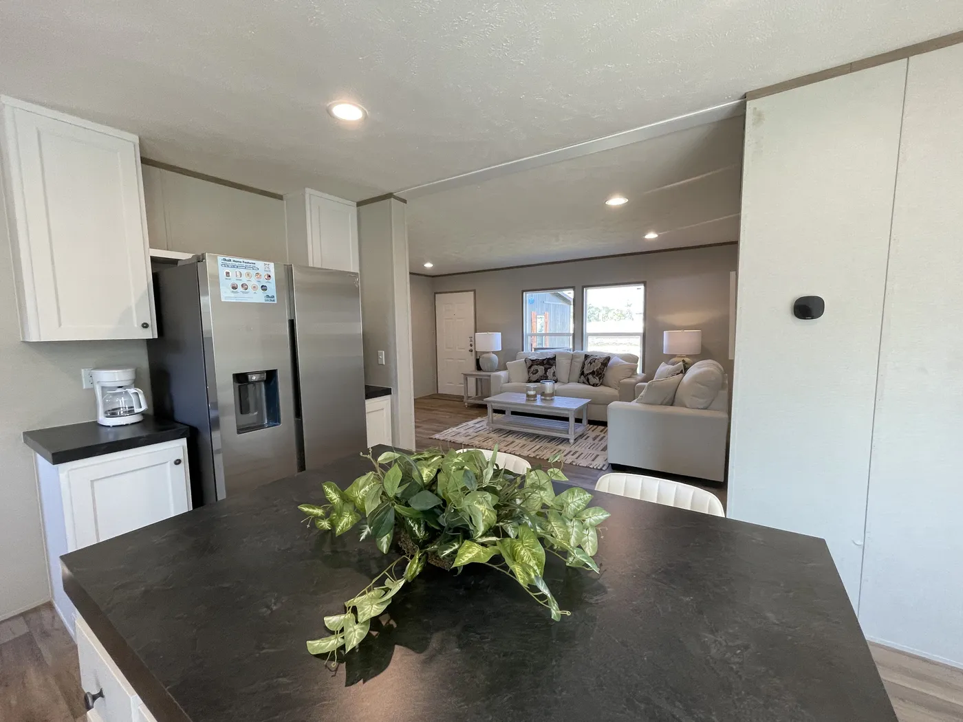 Kitchen to Living Room View