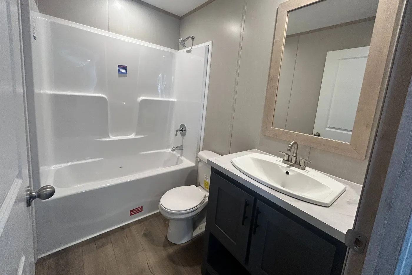 Take a look at the guest bathroom. 