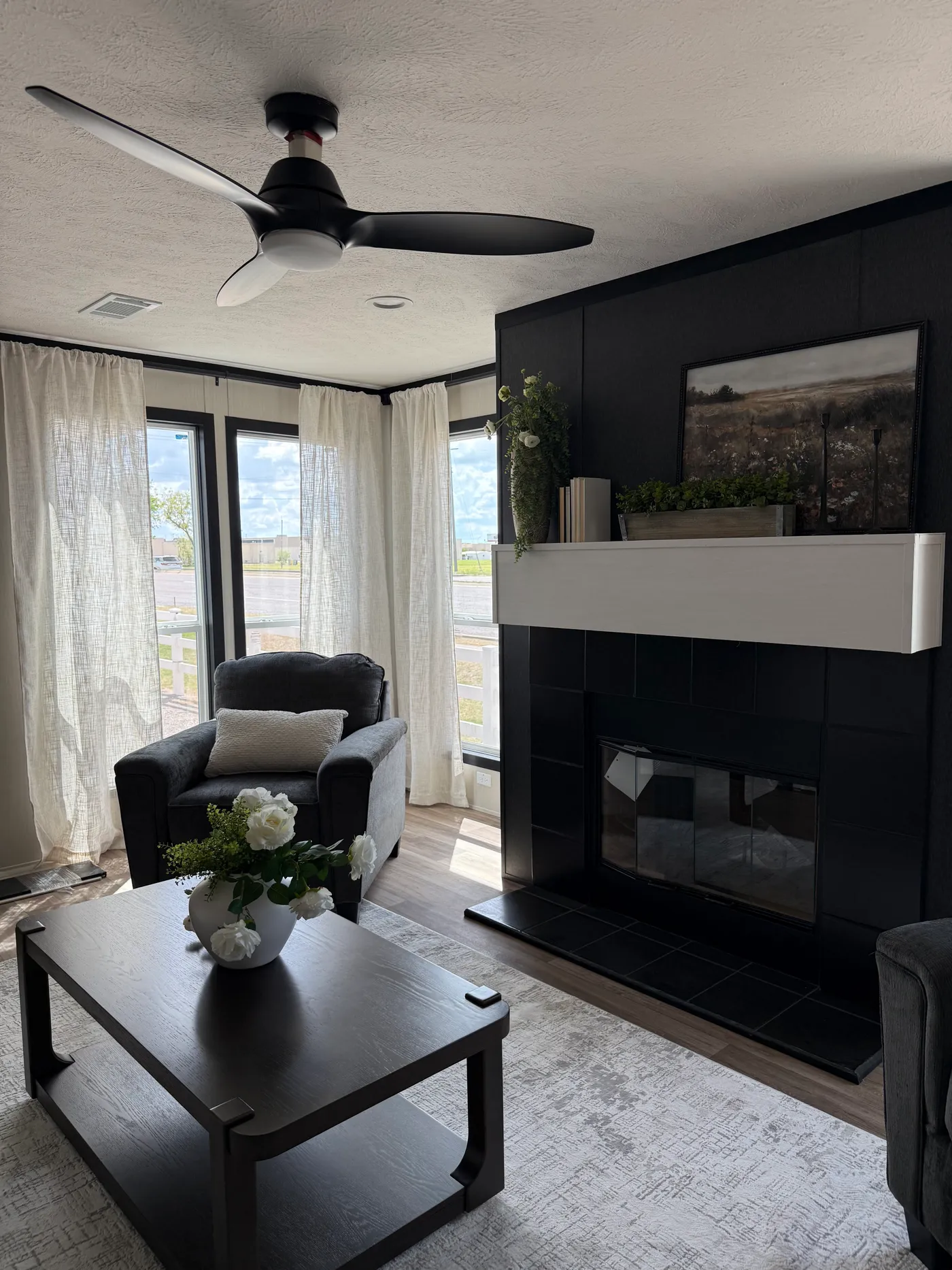 Gorgeous Den Fireplace
