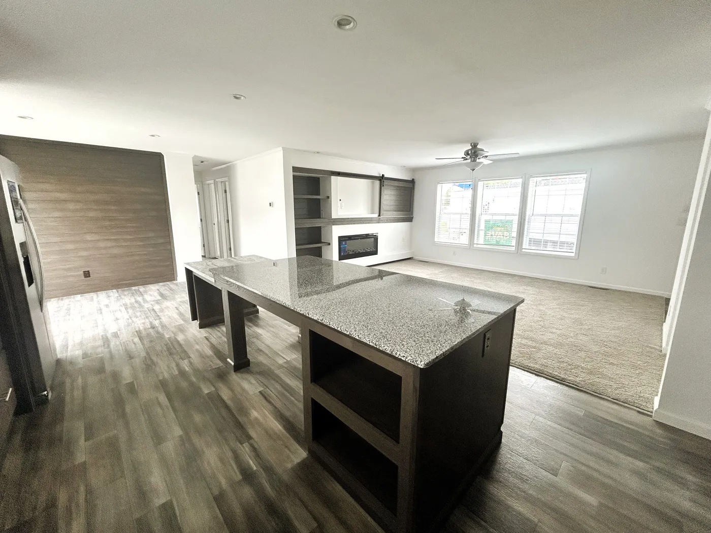 Check out the dining area and the living area from the Kitchen. 