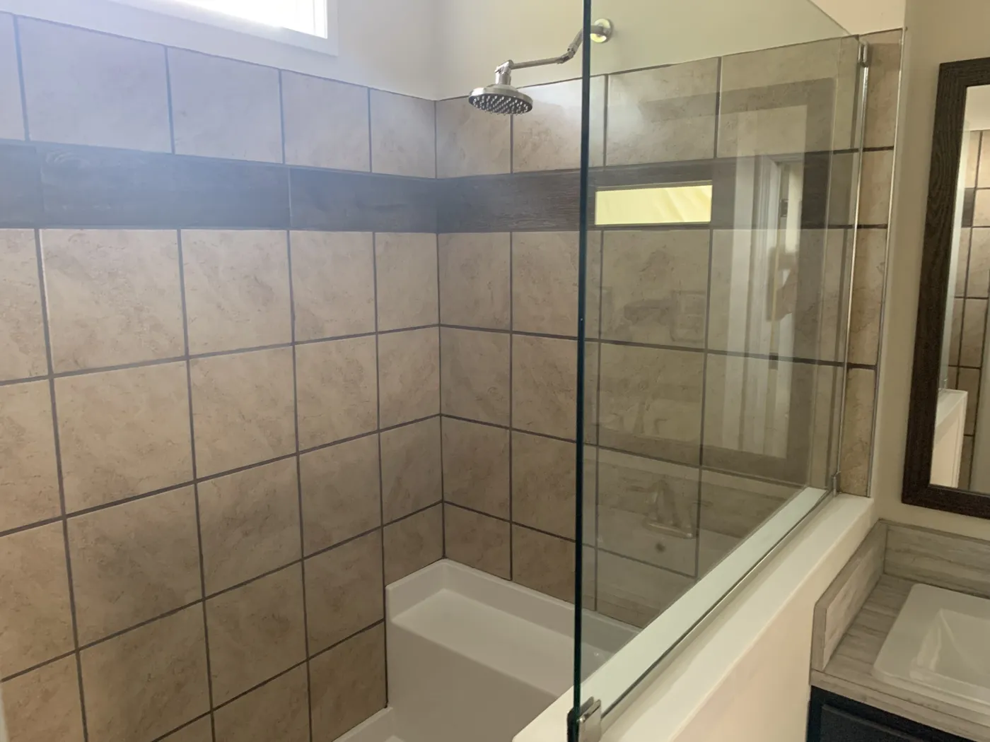 Huge 6ft. Step in Shower