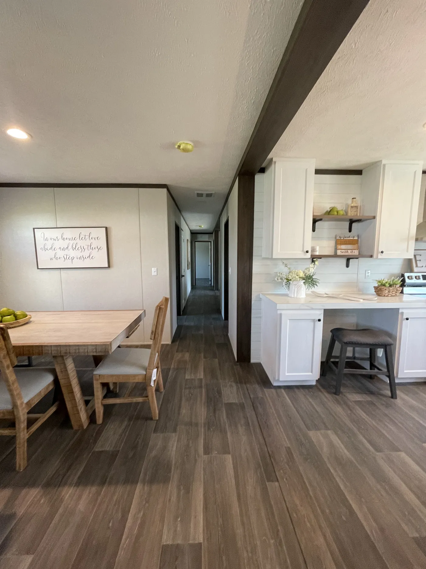 Dining / Kitchen Hallway View