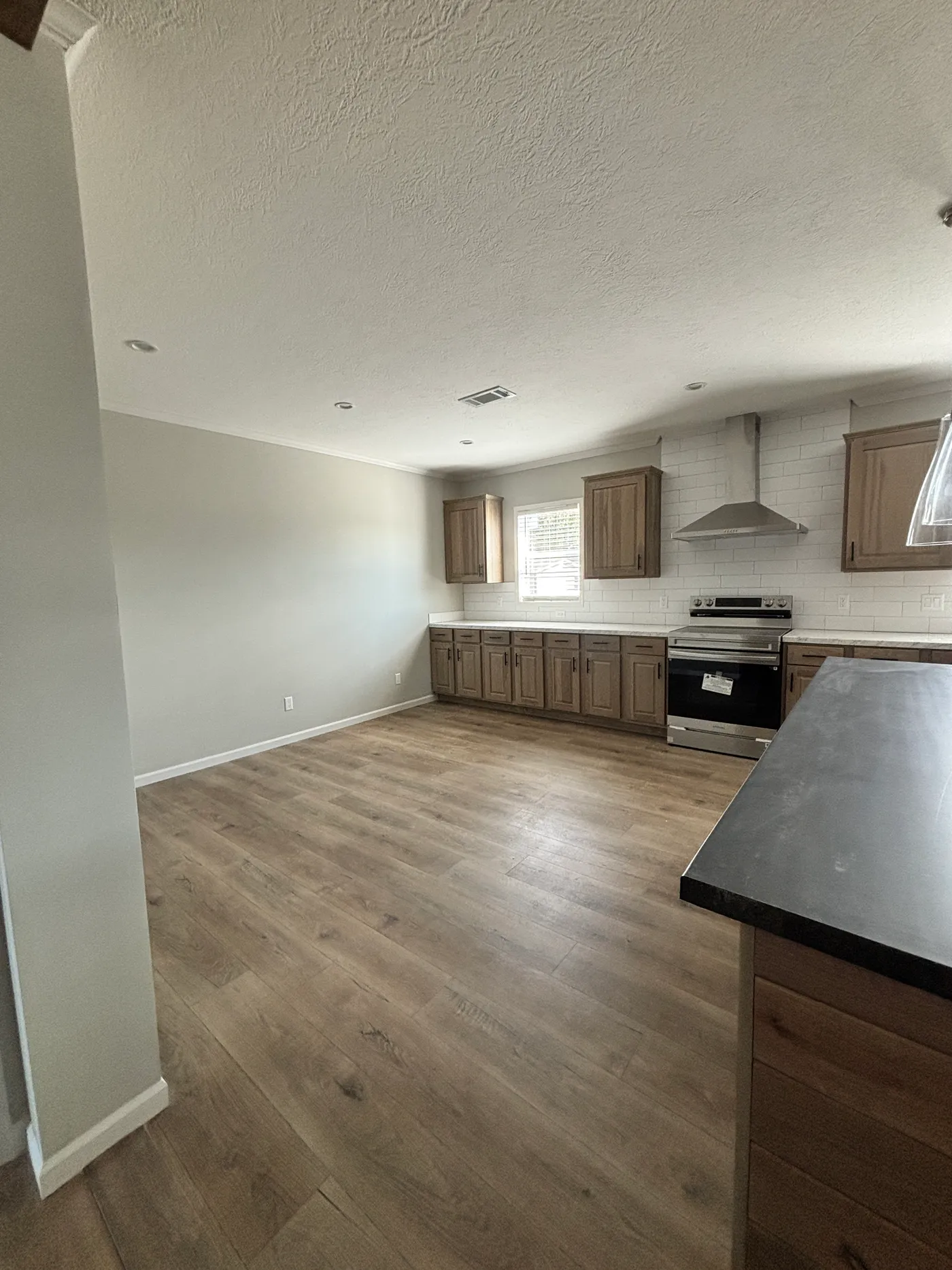 Spacious dining area