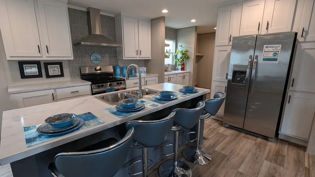 Stainless appliances and sink