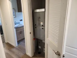 Carrier furnace door in hallway