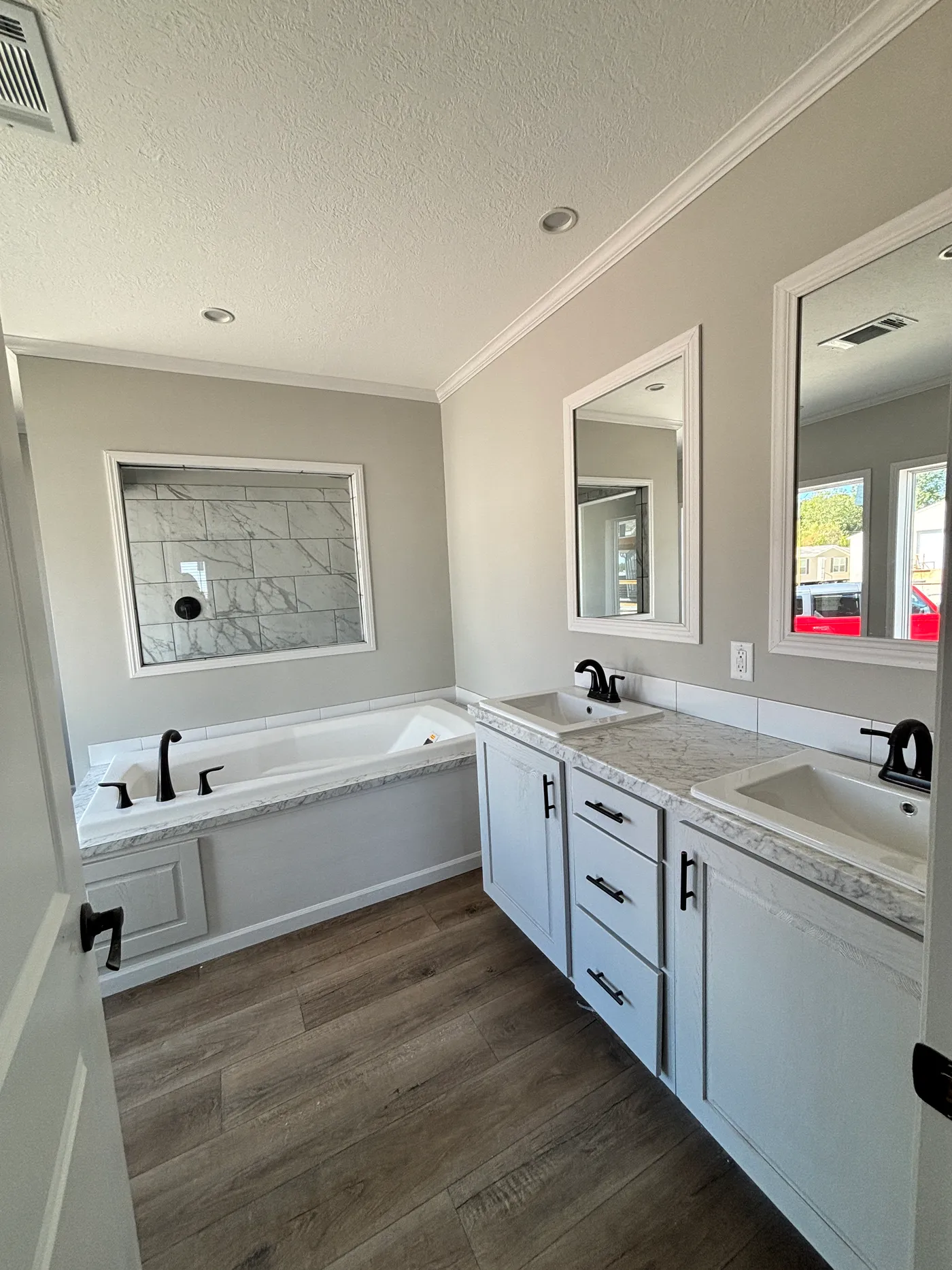 Double sink primary bathroom