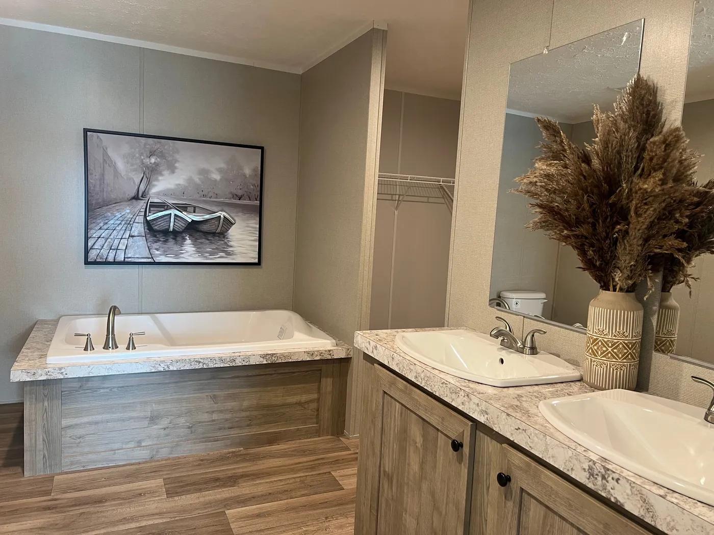 Soaking Tub in Primary Bath - Double Sinks 