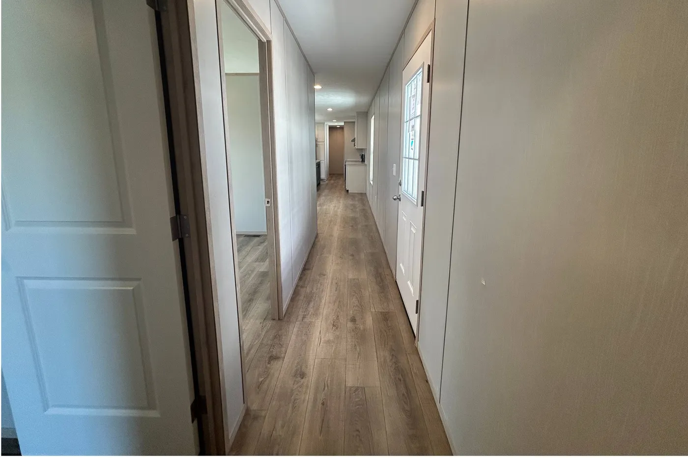 A view from down the hall. 