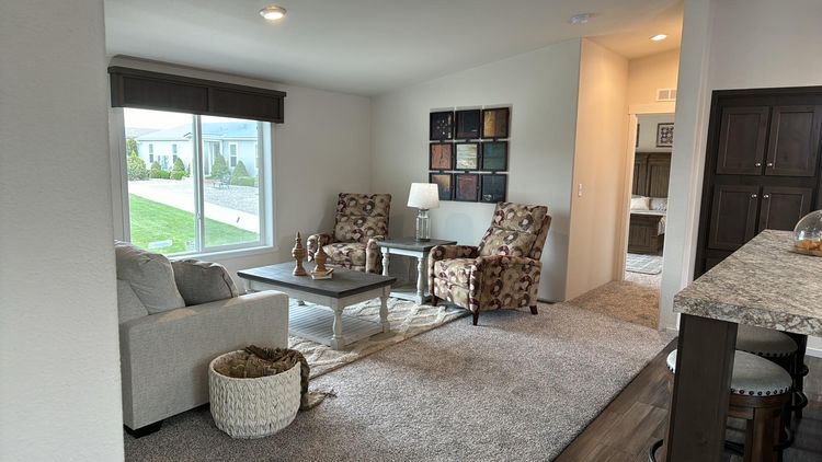 Open concept living area.