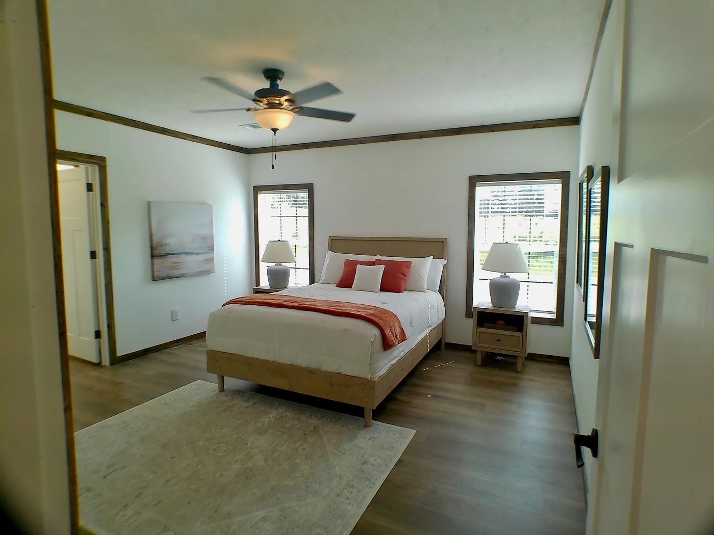 Spacious bedroom!