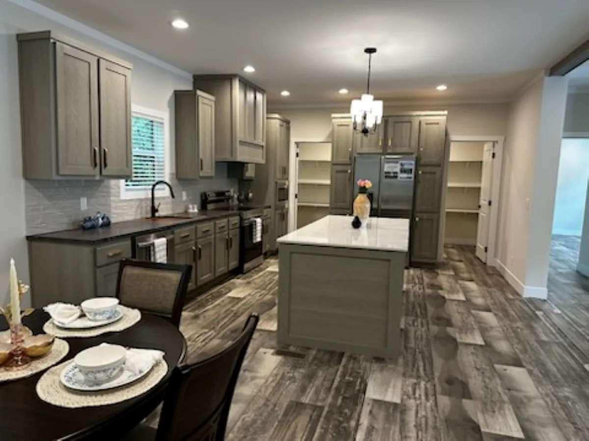 Quartz Counter top on island