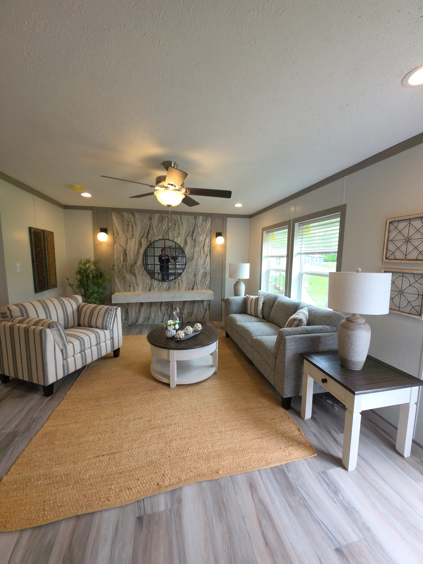 Beautiful Living room fully decorated. 