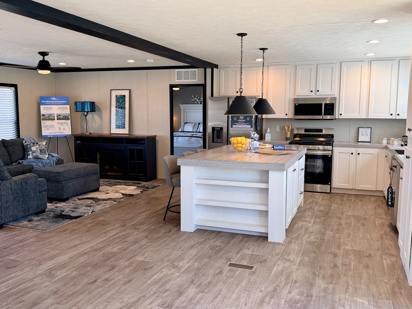 Open floor plan