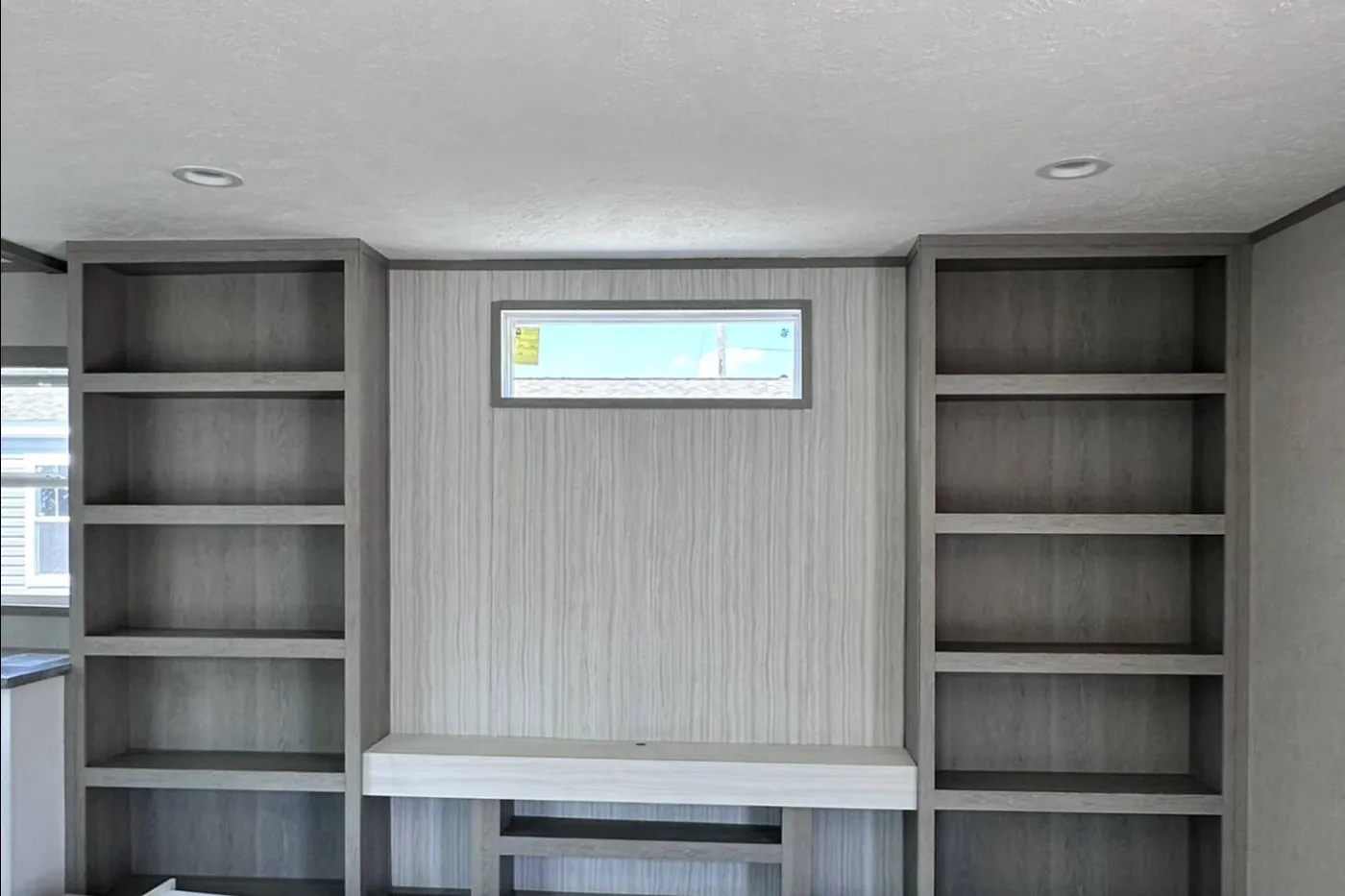 Built ins add even more storage!