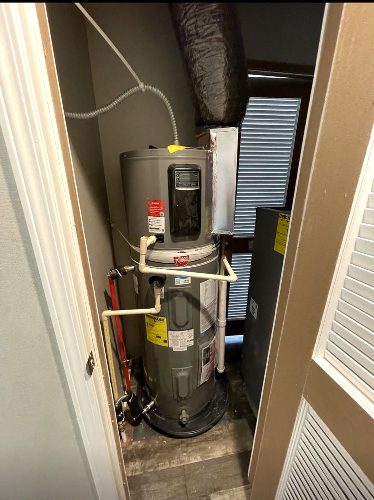 This Rheem hybrid Water Heater is part of the Energy Smart Zero Package. 