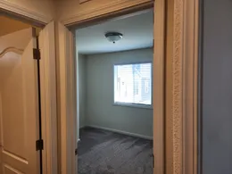 Guest bedroom entrance from hallway.