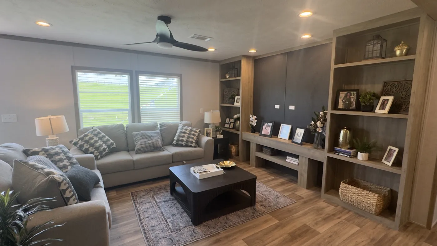 Built in Entertainment Center with fireplace option if you choose