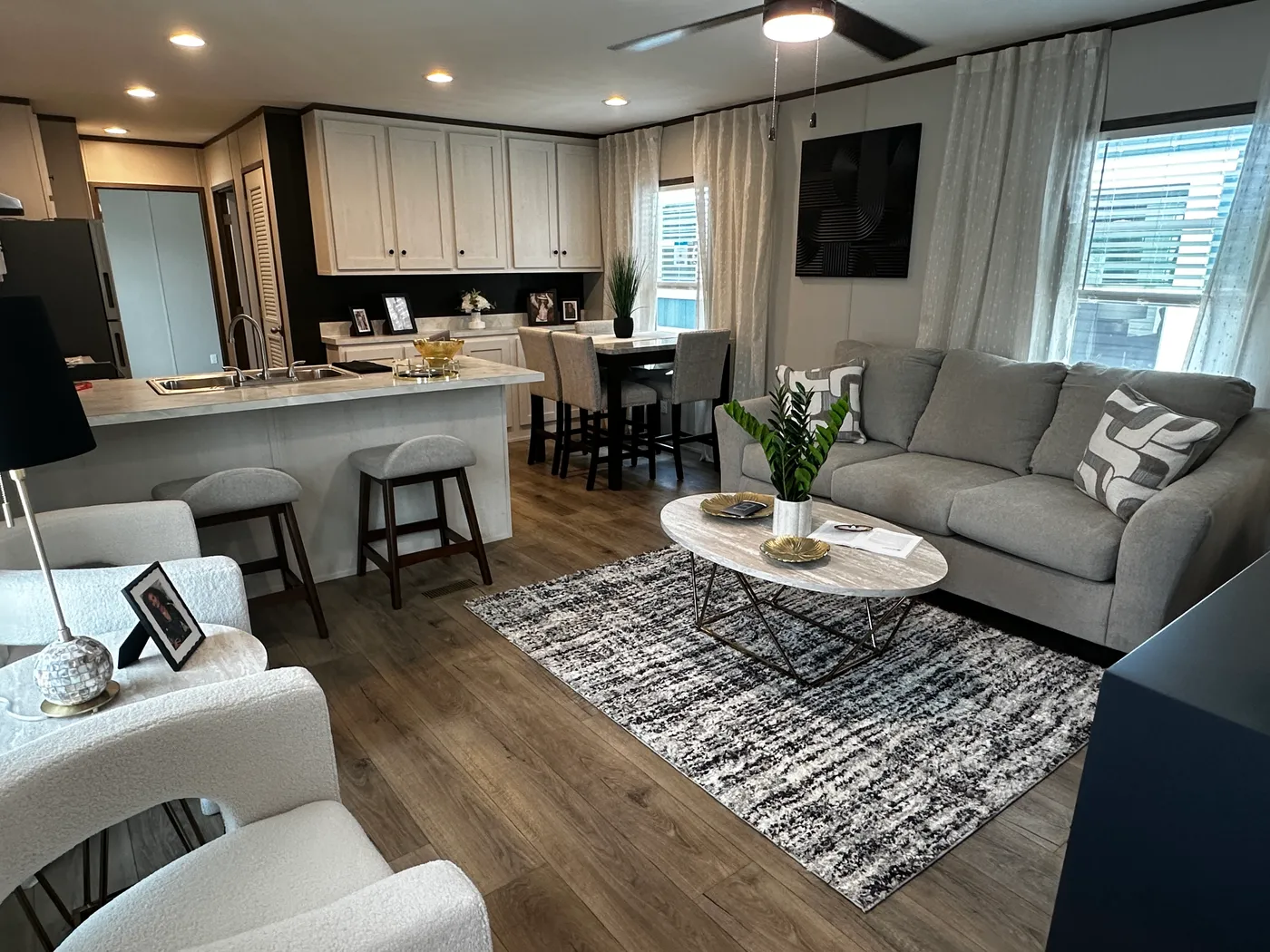 The Bungalow is a budget-friendly 2 bedroom, 2 bathroom manufactured home with approximately 840 square feet of smart, efficient living space. This home is a great fit for first-time home buyers, downsizers, landowners, or anyone looking for a simple and affordable path to homeownership.

With its practical layout and smaller footprint, The Bungalow helps keep things comfortable, manageable, and cost-conscious without sacrificing the essentials of a brand-new home. Visit Clayton Homes of Alvin