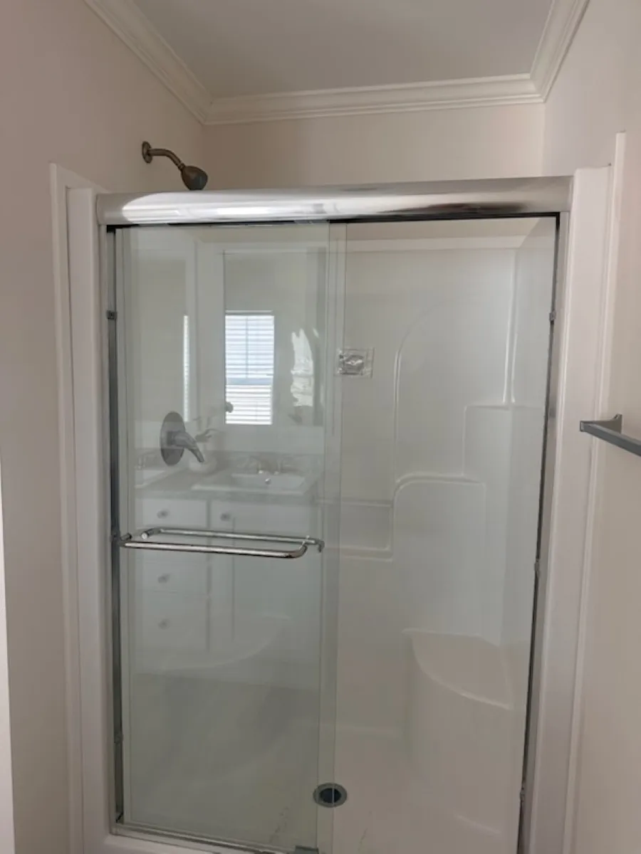 Step in 48" Fiberglass shower 