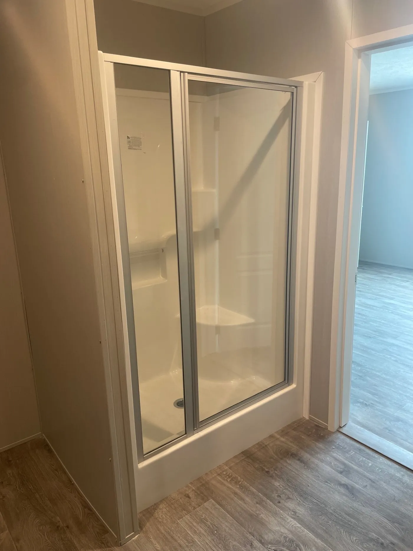 48" walk in shower