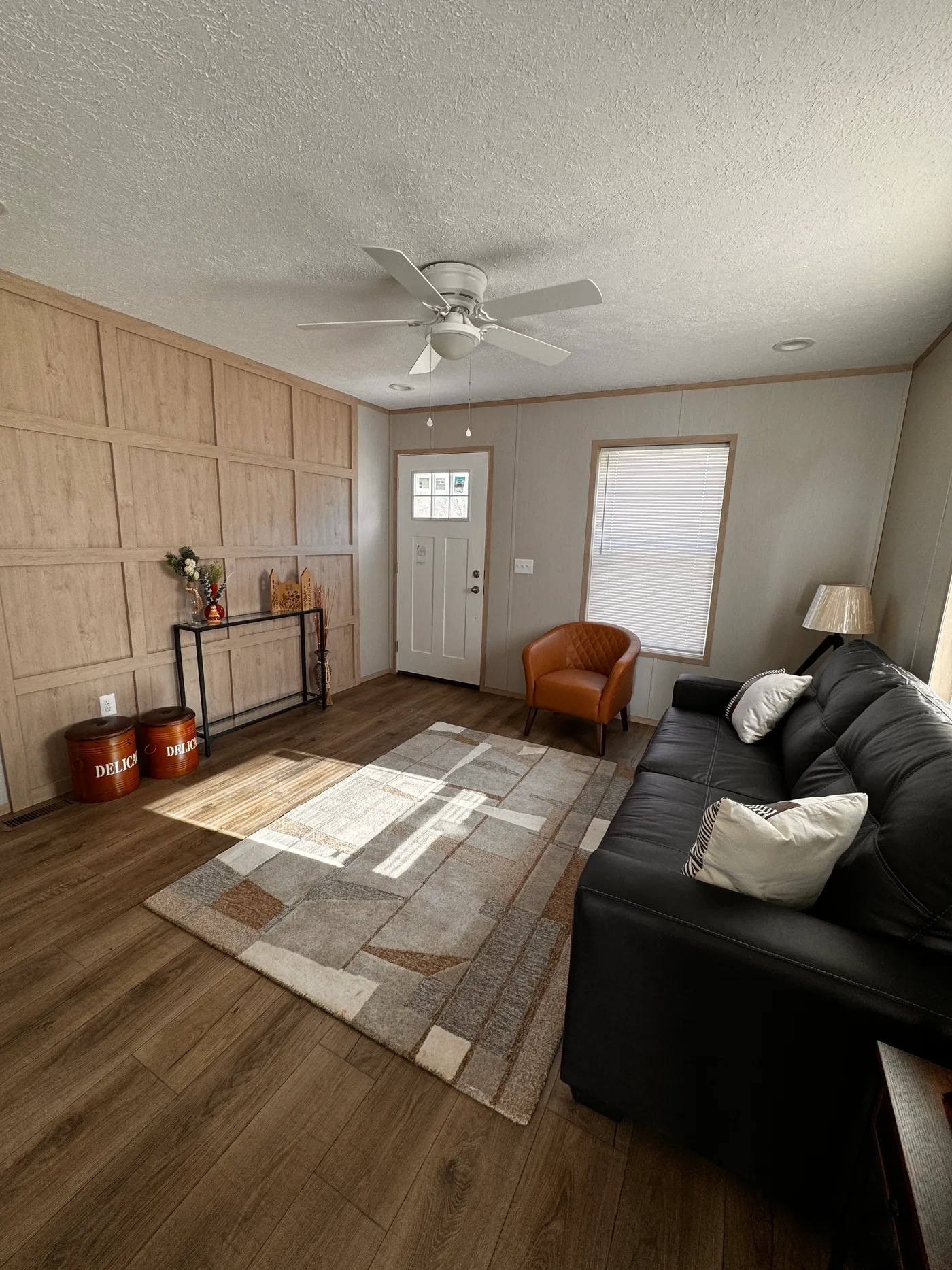 Entertainment center in living room