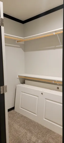 Second walk in closet in Master bedroom.