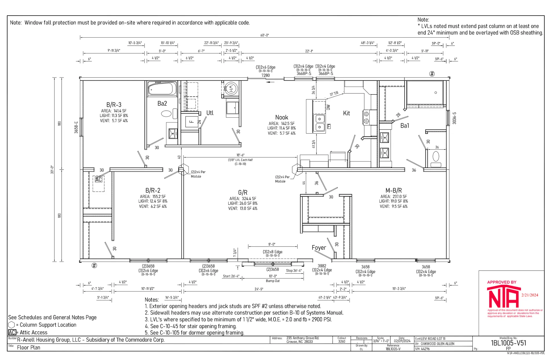 Move-IN-Ready: 1005 Levi RD, Green Bay Flooplan