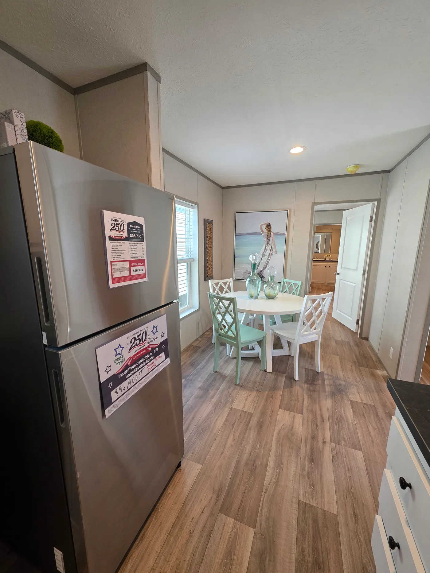 Designated dining area