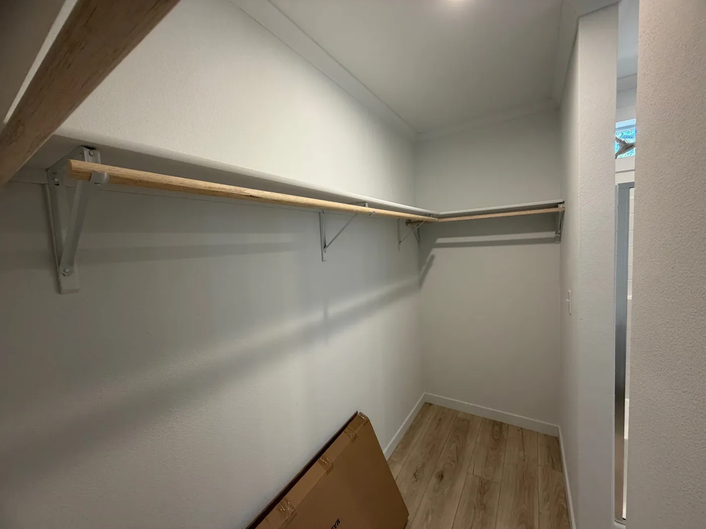 Primary closet