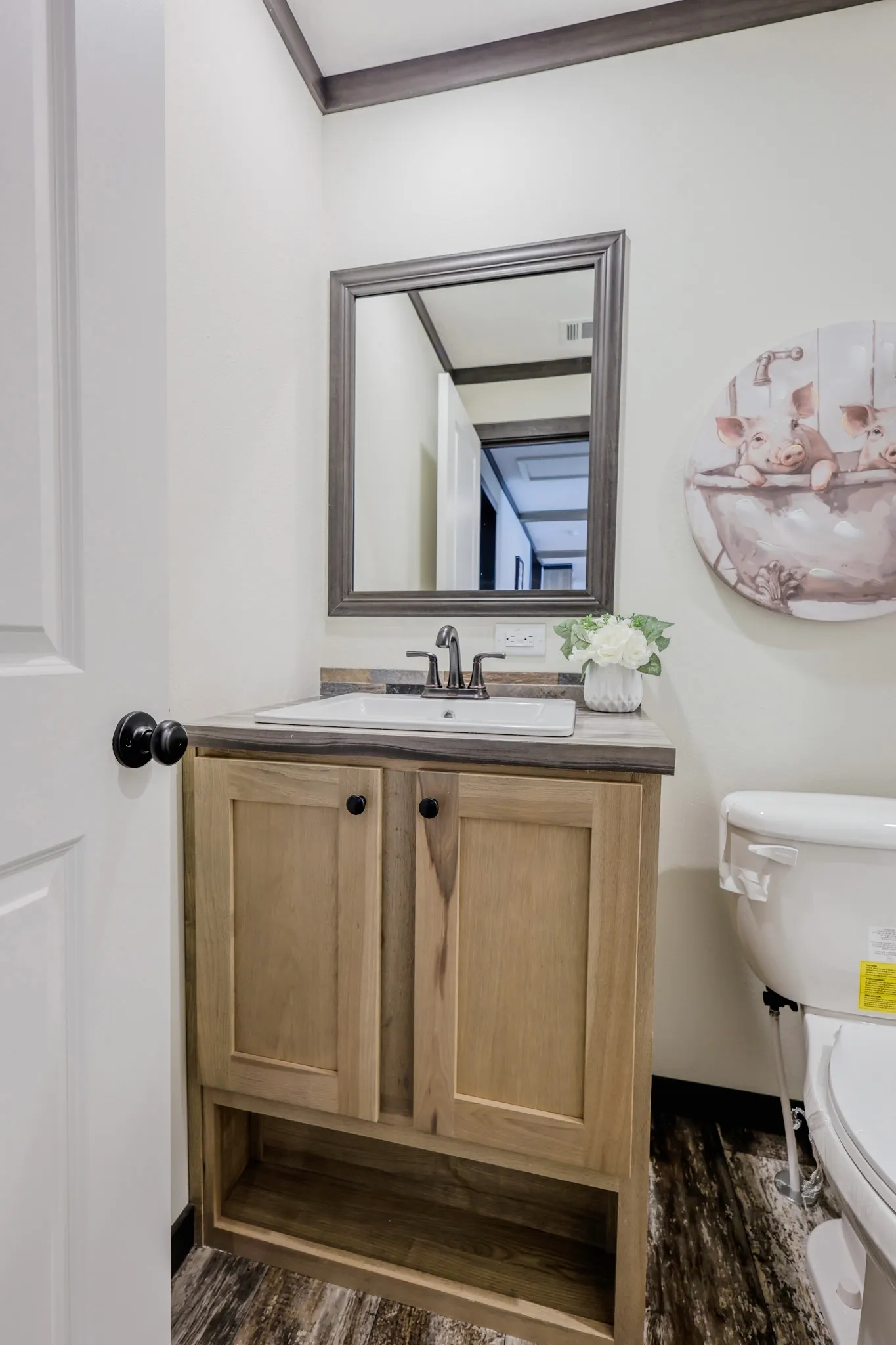 hallway bathroom