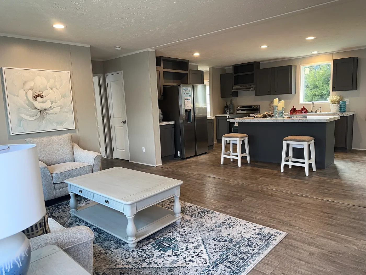 The welcoming view as you enter the home-