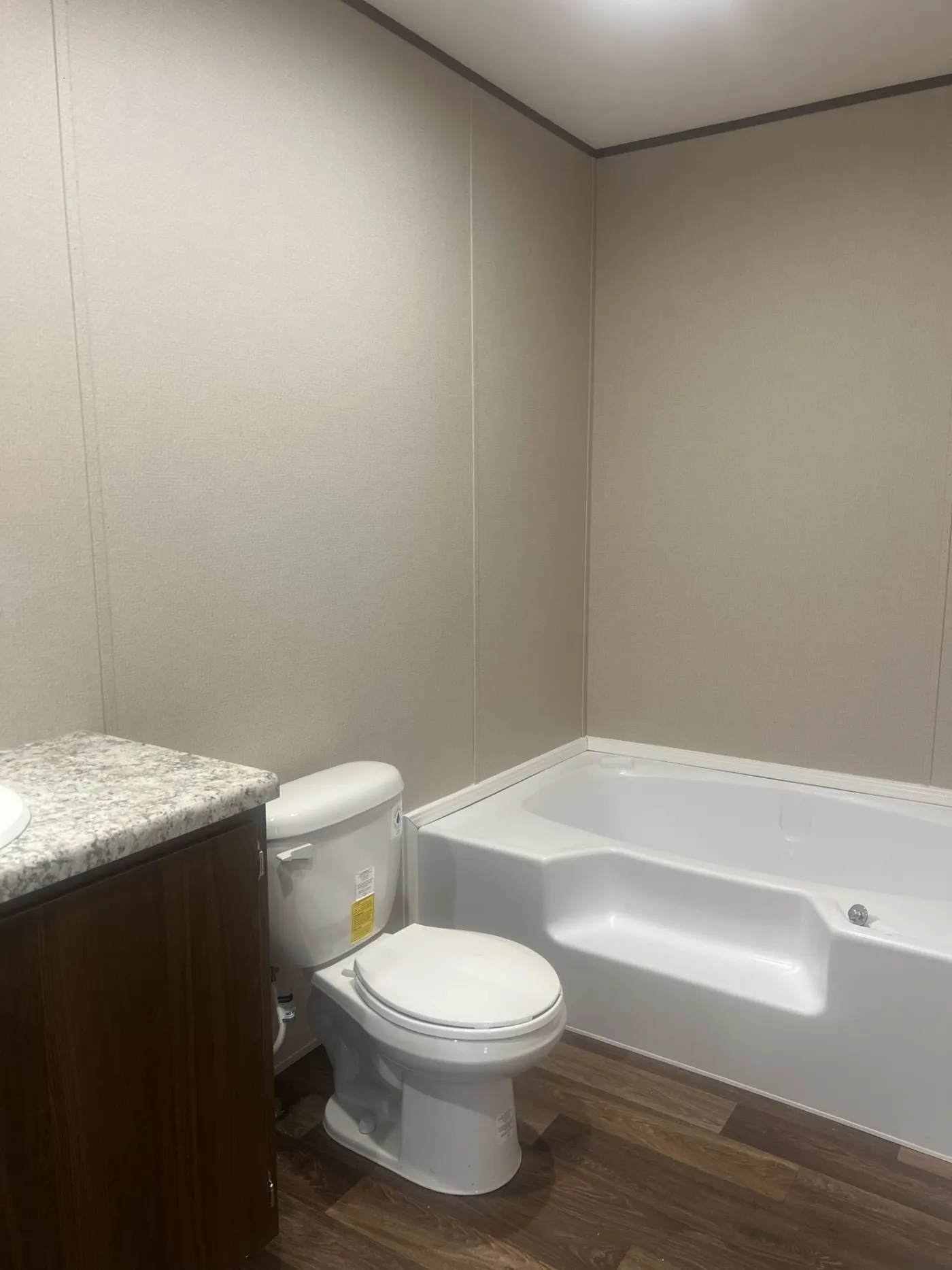 This home also features a walk in shower not pictured